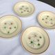 Set 4 plates Marie Claude VF Paris Sting Art 1960
