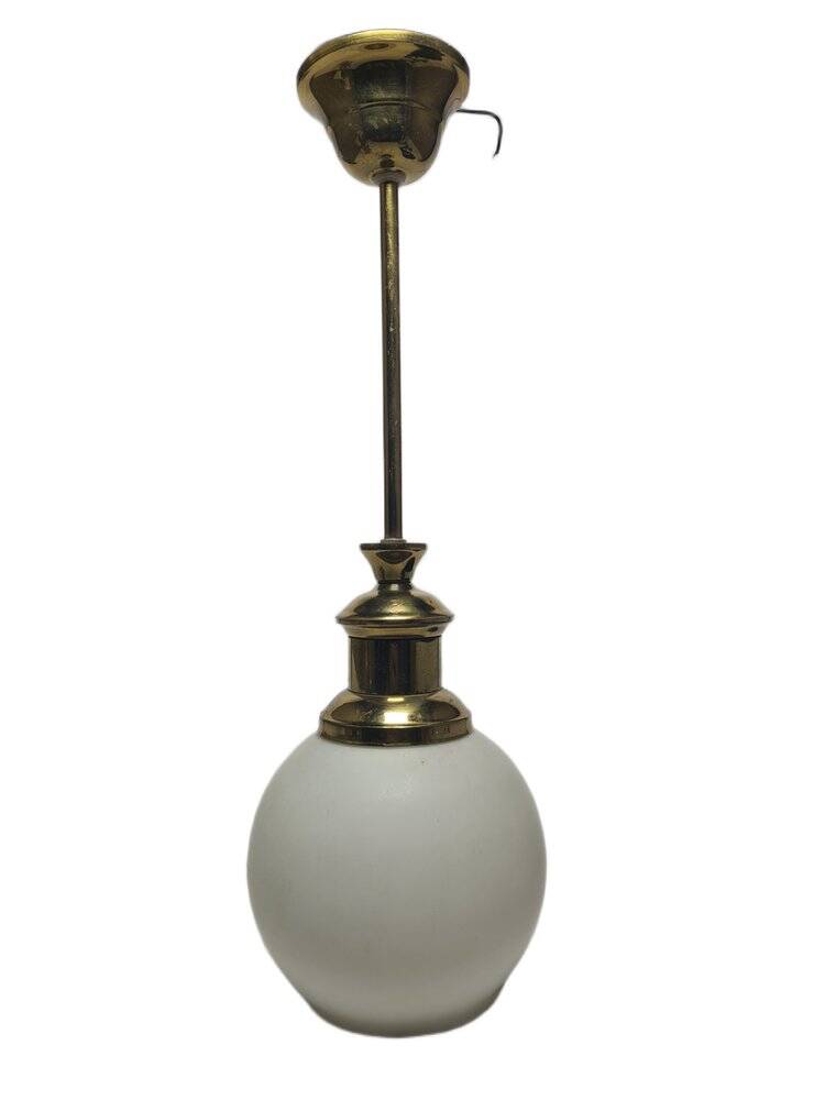 Art Deco pendant lamp, Poland, 1950s