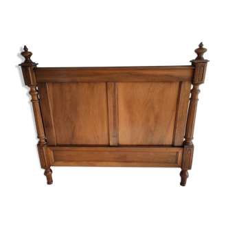 Ancient bed frame in solid walnut