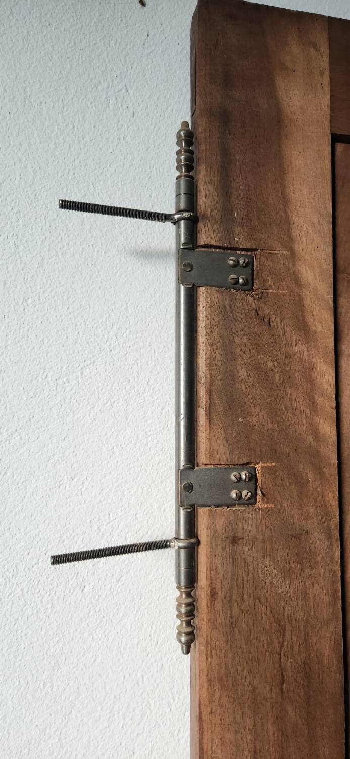 Antique walnut cabinet doors