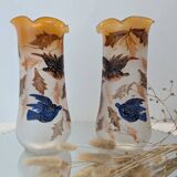 Paire de vases anciens Art nouveau