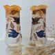 Paire de vases anciens Art nouveau
