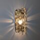 Pair of ÖIA Swedish Glass and Brass Wall Sconces 1960s