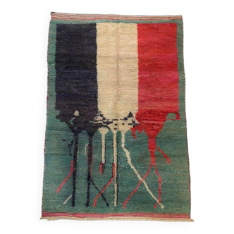 Tapis azilal fait main traditionnelle taille 250x150 cm