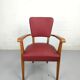 Vintage red bridge chair