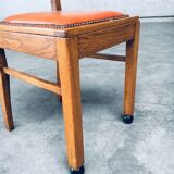 Set of Art Deco Belgian Side Chairs, 1930s