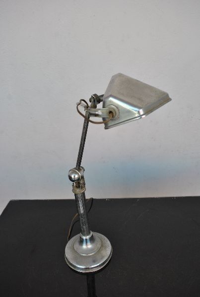 Lamp pirouette years 30 art deco metal chrome