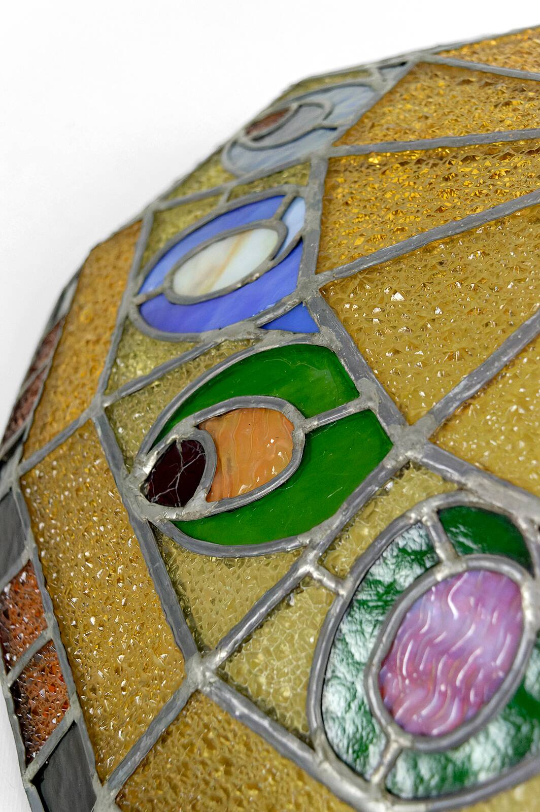 Art Deco wrought iron chandelier by Augustin Louis Calmels, France, Circa 1920