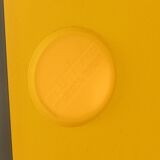 Wardrobe from the Profilsystem collection by Flötotto, 1970s, yellow HPL, beech frame