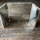 Wooden wallet triptych bathroom mirror 78cm x 38cm