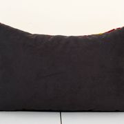Yellow velvet i̇kat pillow