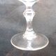 6 Louis XV style champagne glasses engraved with arabesques, baluster foot
