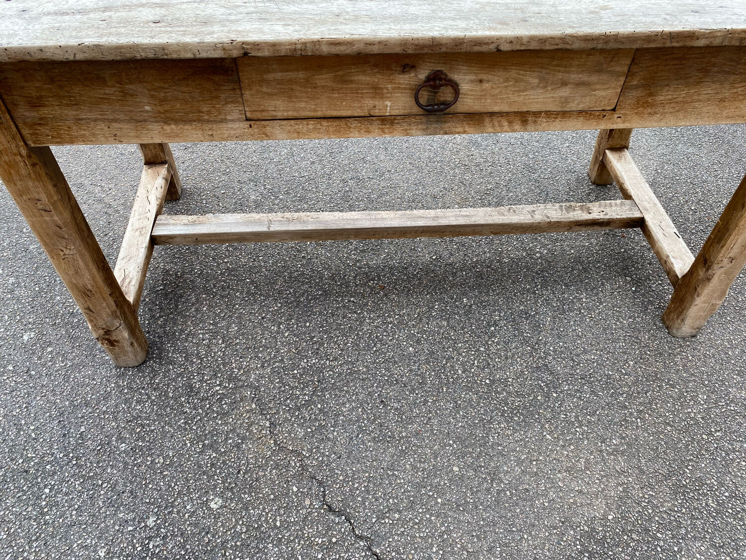 Walnut farmhouse table
