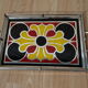 Colorful vintage pattern tray
