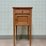 Bedside table with marble top (refurbished)