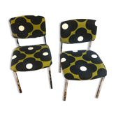 Lot de deux chaises année 70