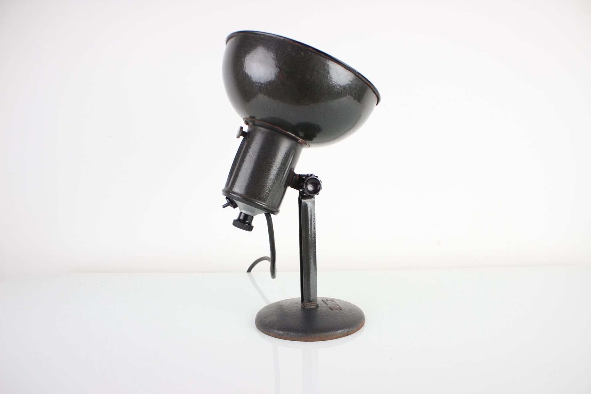 Vintage industrial adjustable table lamp, 1950's
