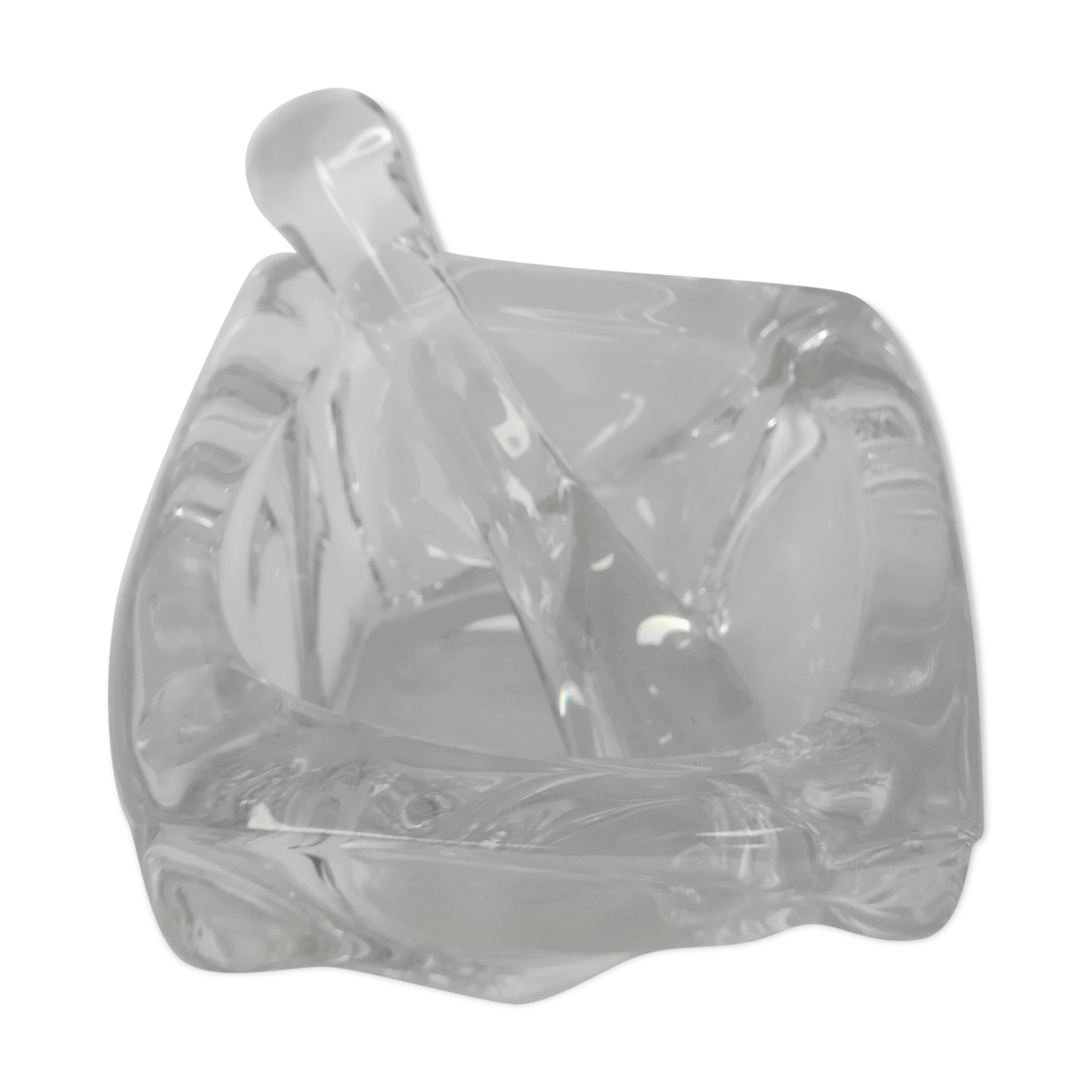 Crystal Daum ashtray