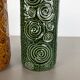 Set of two pottery fat lava vases jura "282-26" made by Scheurich, Germany 1970s