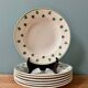Set of 7 Digoin Sarreguemines earthenware soup plates