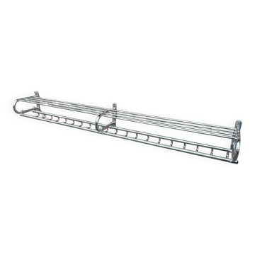 Chrome coat rack Bauhaus style, Oostwoud, Dutch design 1930s