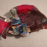 1950s glazed ceramic dish