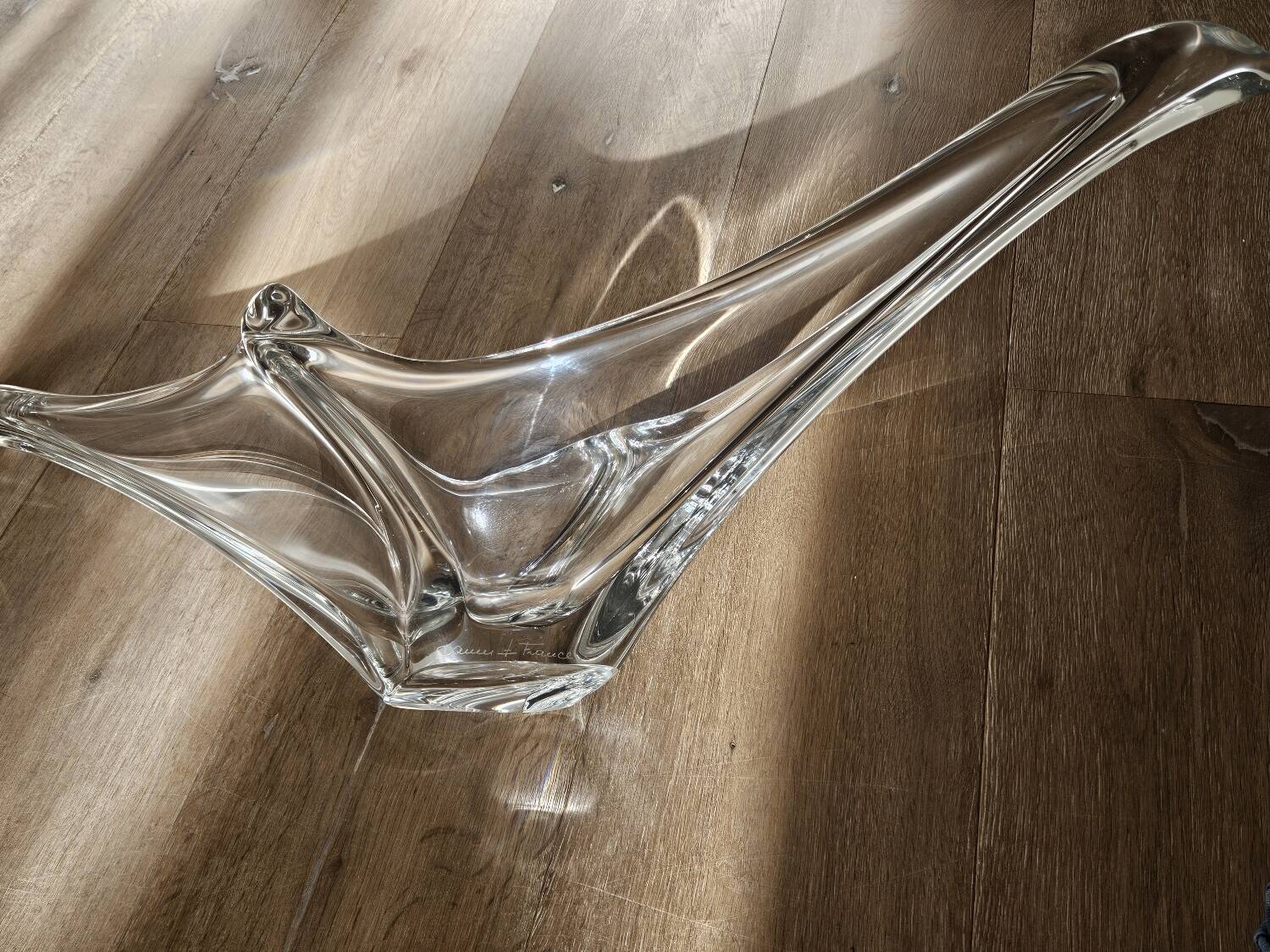 Daum crystal cup or pocket