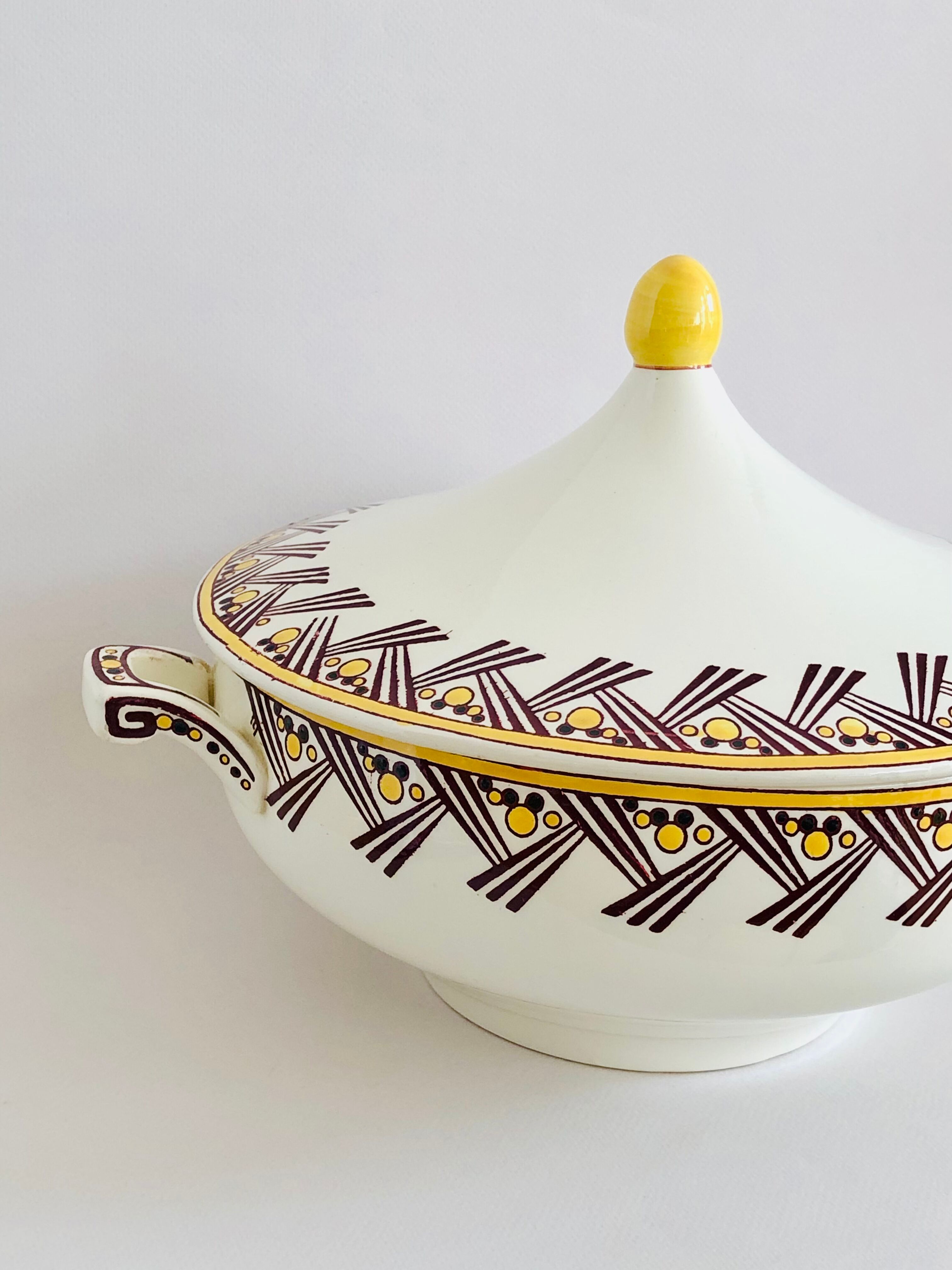 Vintage ceramic soup kitchen Boch, Belgium