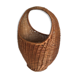 Wicker basket 1960s 45cm