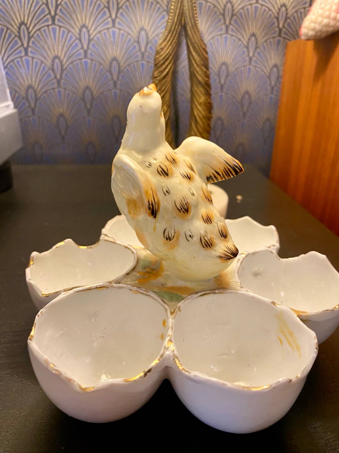 Old ceramic egg cup