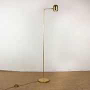 Swedish Brass Floor Lamp, Model G 230 by Bergboms 1960.