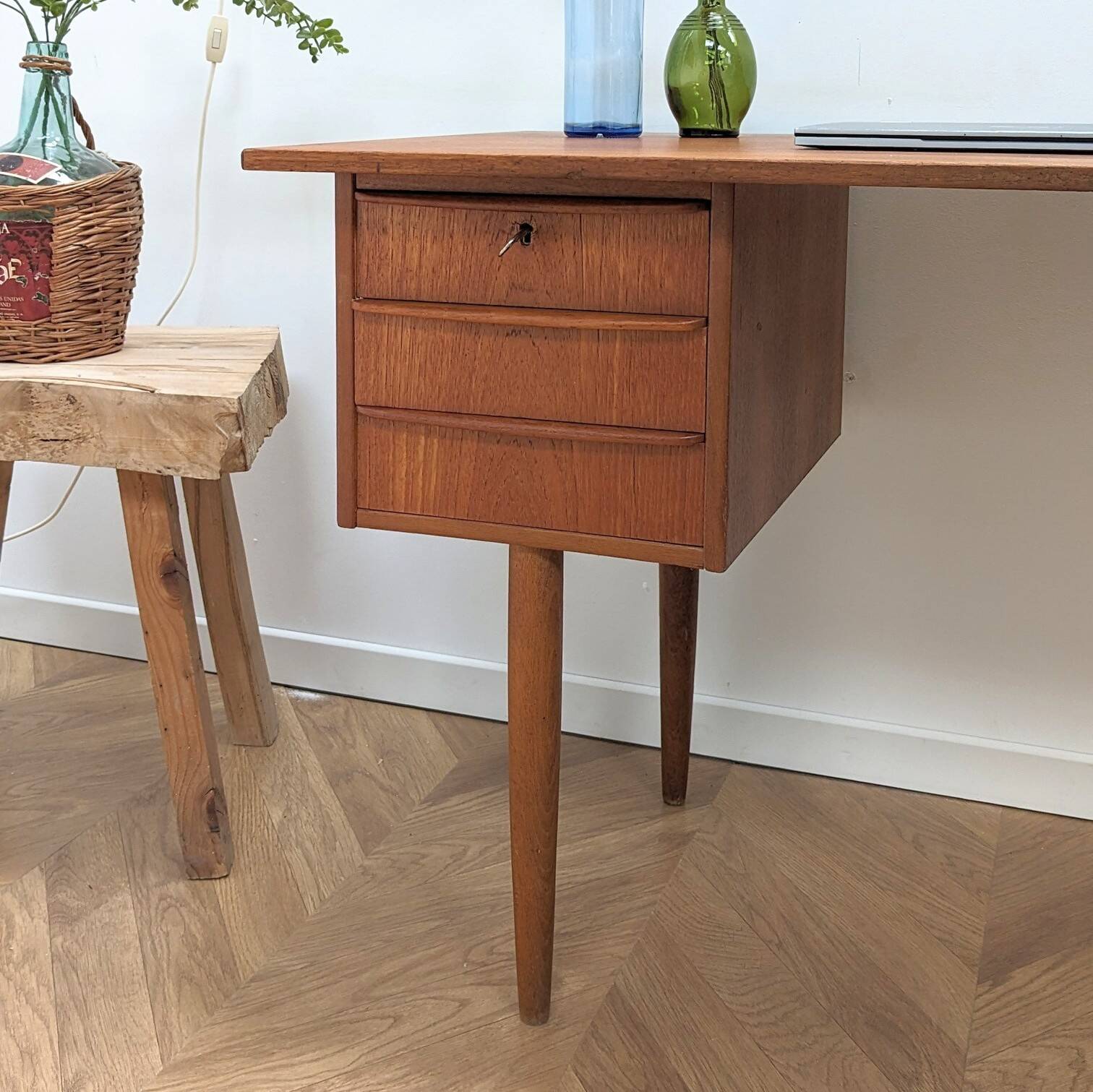 Danish vintage teak desk