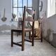 Set 4 chaises rustiques chêne De puydt, Belgique 1970