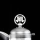 Leitão & irmão - carafe in solid silver and crystal from the art deco period