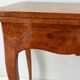Table de jeux Louis XV en chêne marquetée