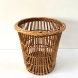 Rattan basket wicker from the 60s