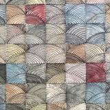 Contemporary school: mixed technique on paper, Untitled (shell), circa 2021