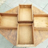 Octagonal art deco side table