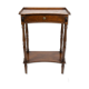 Crossbow Side Table in Louis-Philippe Style – Blonde Walnut, 19th Century
