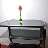 Green soliflor sommerso vase by seguso, murano, italy, 1970