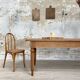 Solid wood farmhouse table