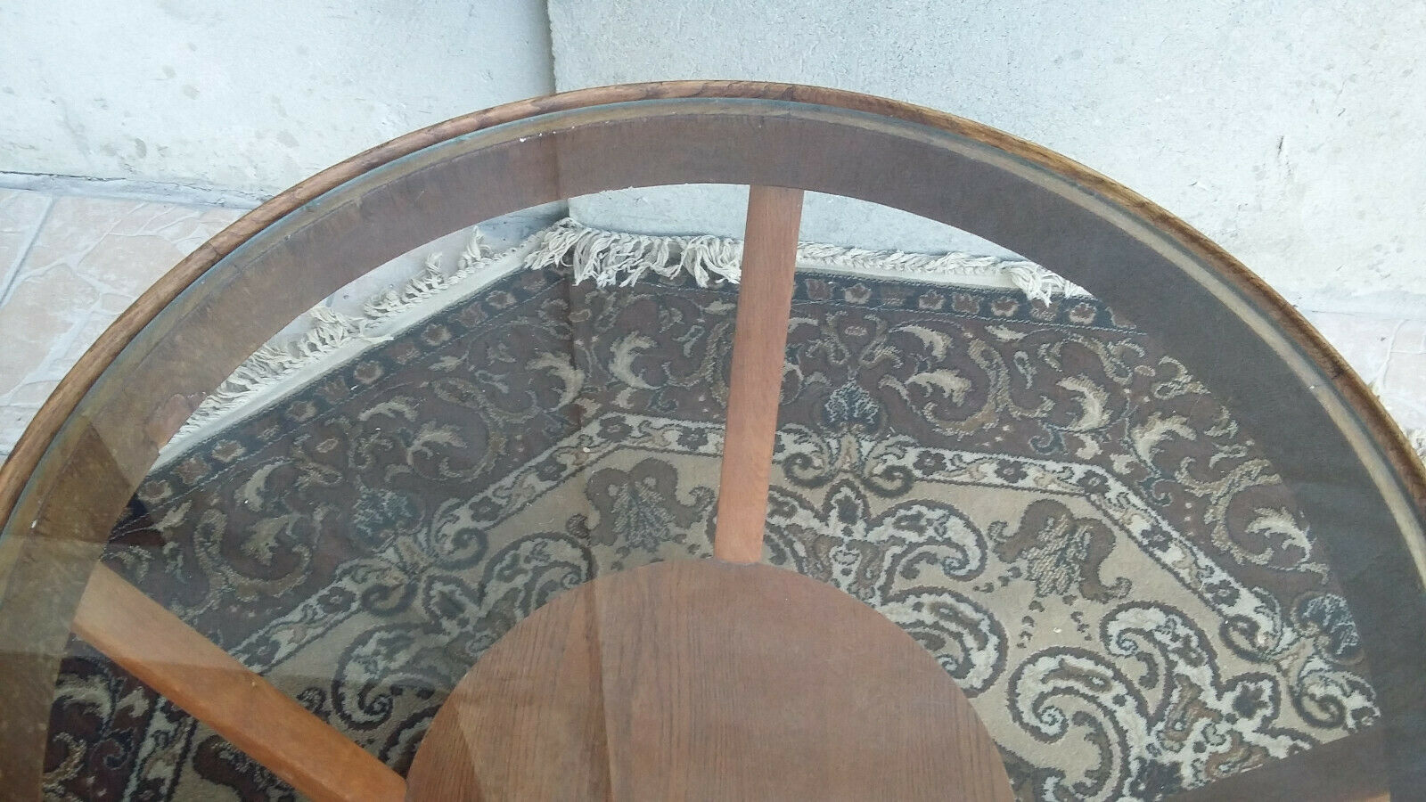 50/60 oak design coffee table