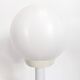 Lampadaire space age en plastique blanc