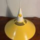 Memphis style metal pendant light from the 80s