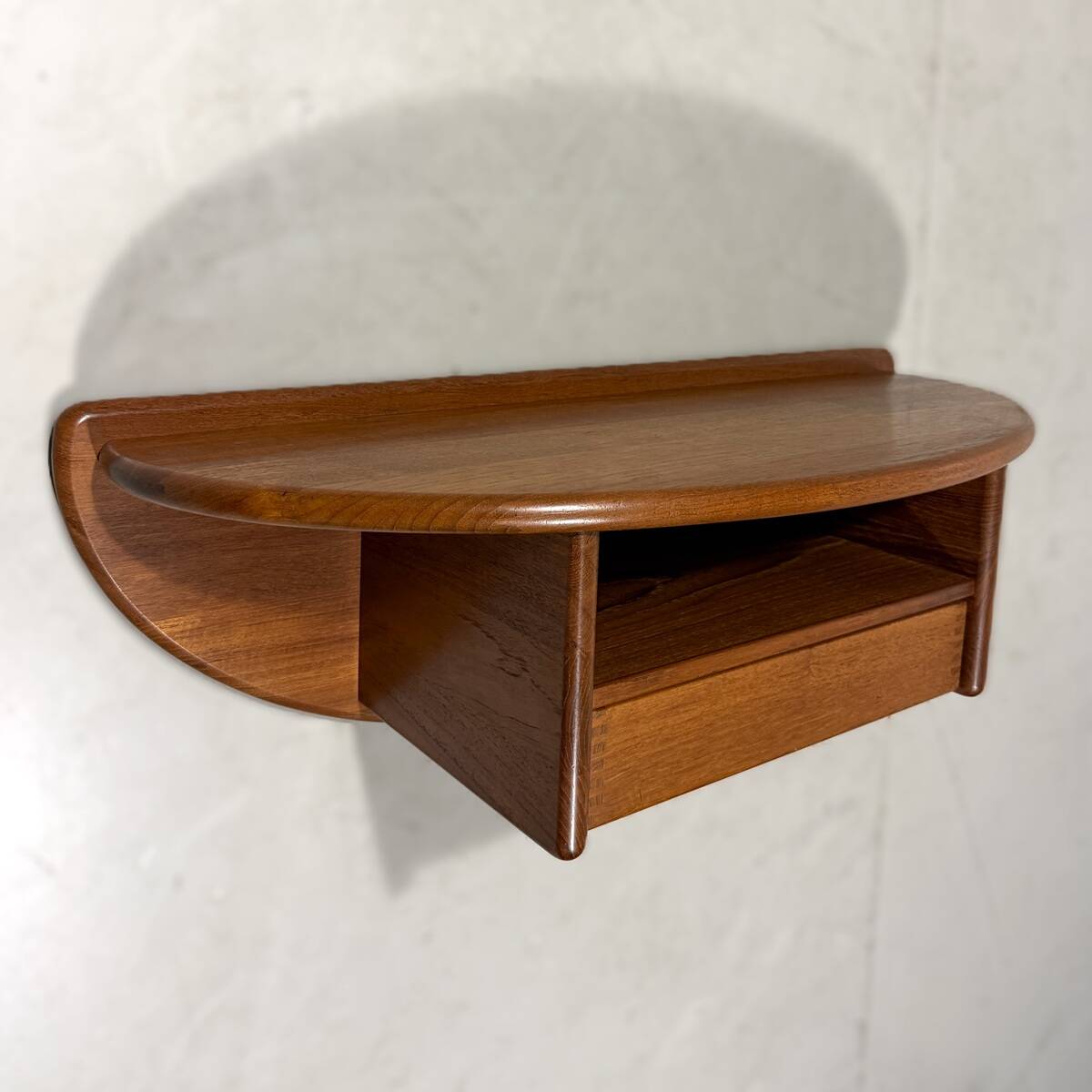 Kai Kristiansen teak wall console Vildbjerg Møbelfabrik Denmark 1960’s