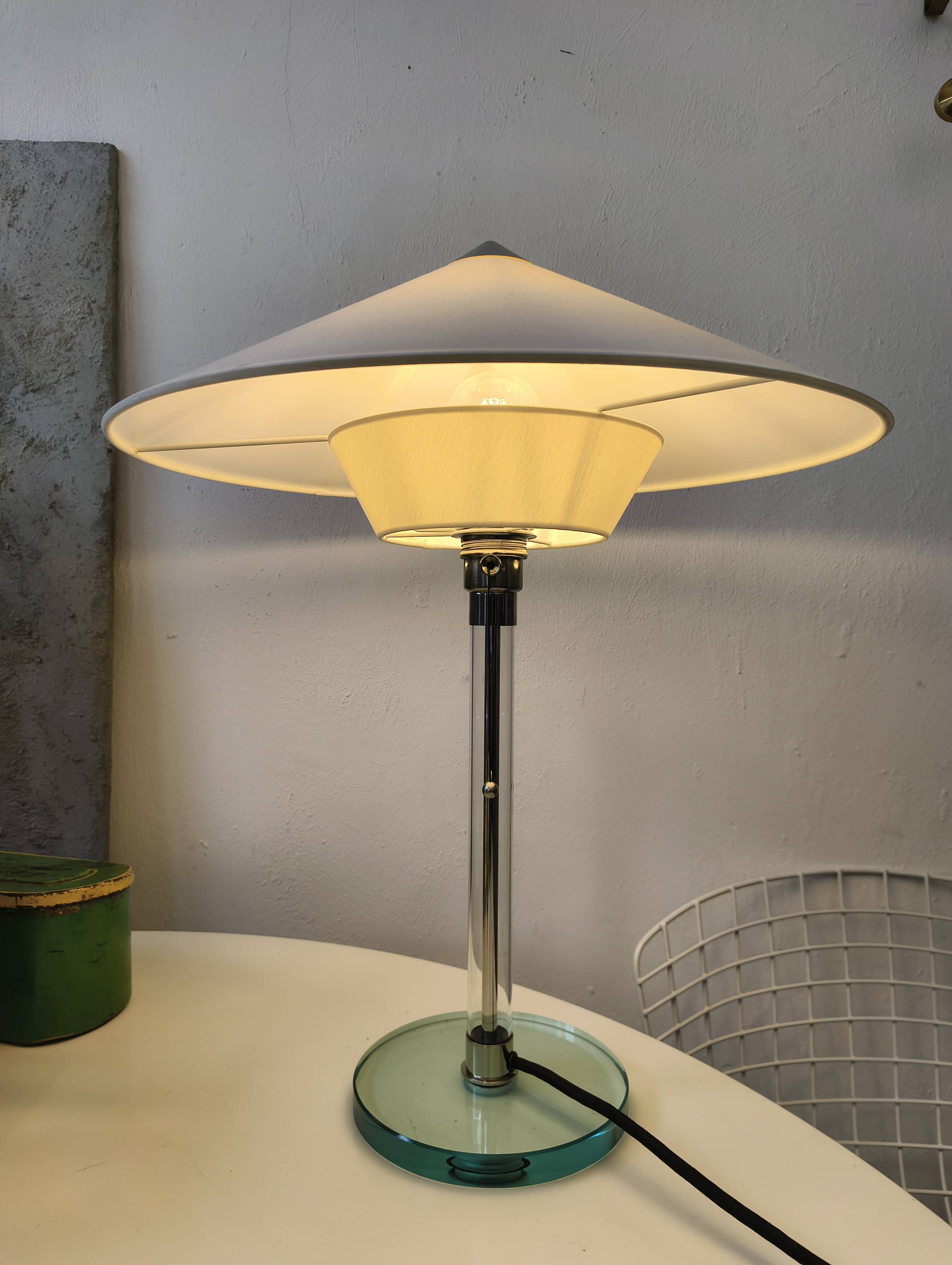 Table lamp by Wilhelm Wagenfeld for Technolumen