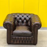 1990s Chesterfield Sofa and Chair