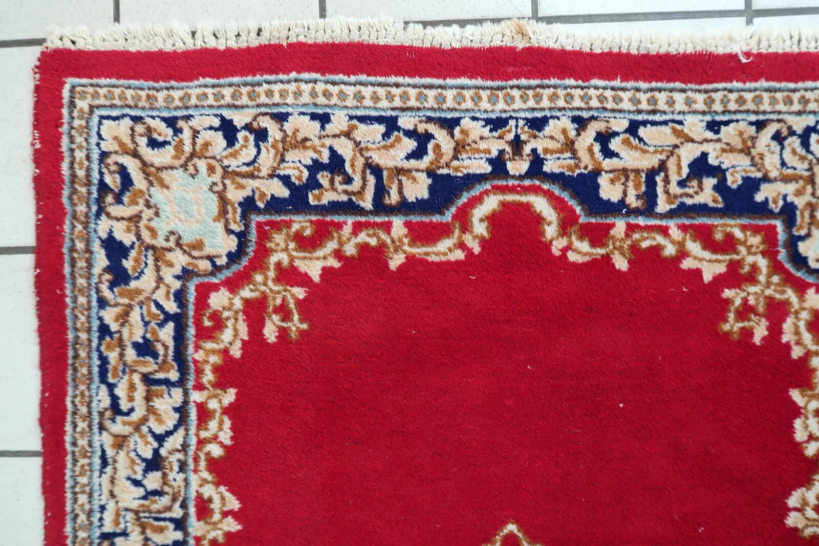 Vintage 1950s Persian Kerman rug 88cm x 151cm - 1C1246