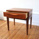Scandinavian bedside table vintage teak 1960