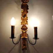 Applique de pared de madera dorada. Espagne, années 1940.
